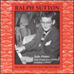 the album cover for Ralph Sutton - Oh Baby: Solo Piano