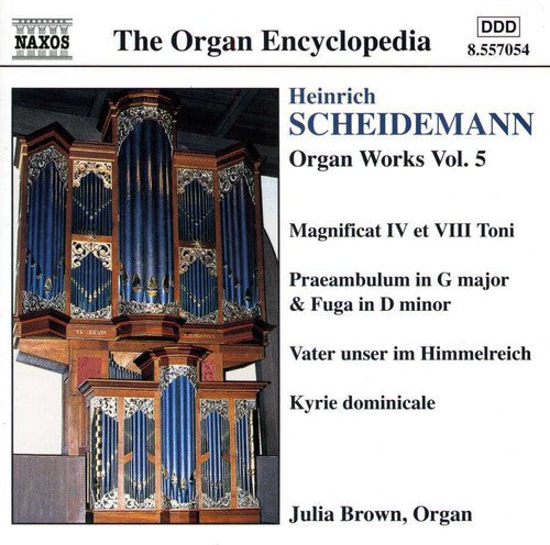 the album cover for Julia Brown - Organ Works 5