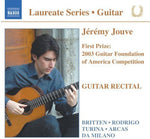 the album cover for JÃ©rÃ©my Jouve - Jeremy Jouve: Guitar Recital
