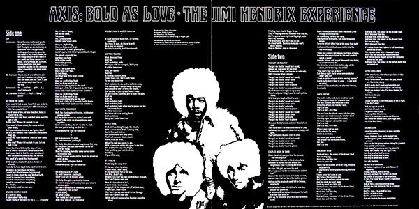 The Jimi Hendrix Experience : Axis: Bold As Love (LP, Album, Mono, Ltd, Num, RE, Ora)