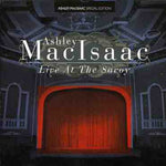 the album cover for Ashley Macisaac - Live at the Savoy
