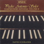 the album cover for David Schrader - Harpsichord Sonatas II