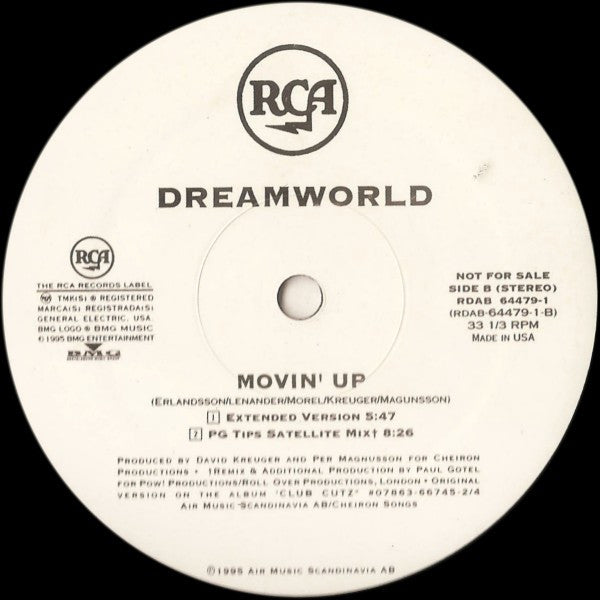 Dreamworld : Movin' Up (12", Promo)