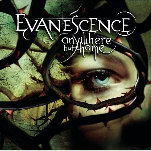 the album cover for Evanescence - Anywhere But Home