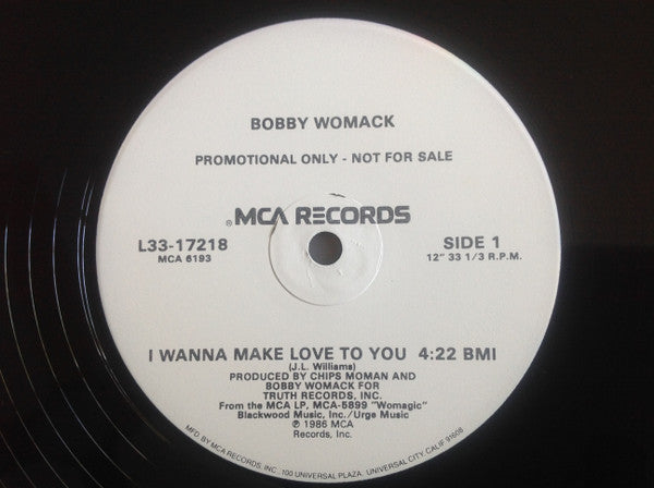 Bobby Womack : (I Wanna) Make Love To You (12", Single, Promo)