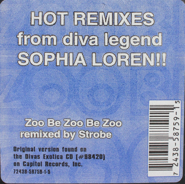 Sophia Loren : Zoo Be Zoo Be Zoo (12")
