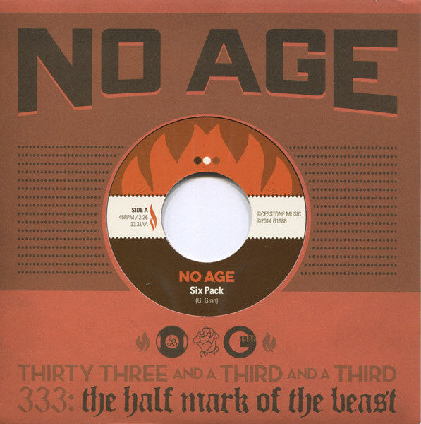 Various : Thirty Three And A Third And A Third - 333: The Half Mark Of The Beast (7", Single, Ltd, Bro + 7", Single, Ltd, Whi + 7", )