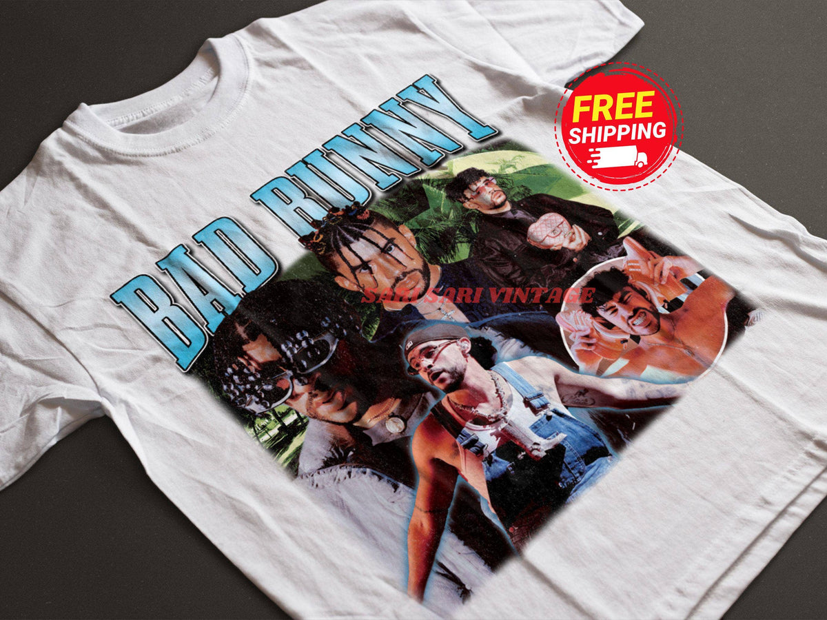 Vintage Bad Bunny Graphic Tee Unisex Gifts