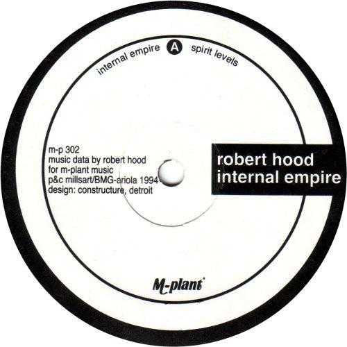 Robert Hood : Internal Empire (12", Whi)