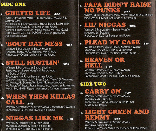 Steady Mobb'n : Black Mafia (Cass, Album)