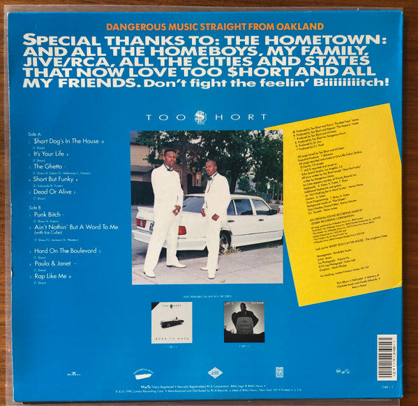 Too $hort* : Short Dog's In The House (LP, Album)