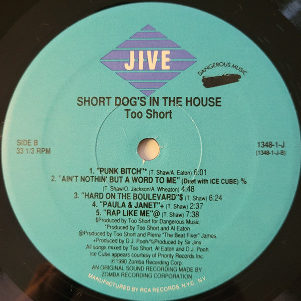 Too $hort* : Short Dog's In The House (LP, Album)