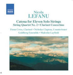 the album cover for N. Lefanu - Catena for Eleven Solo Strings