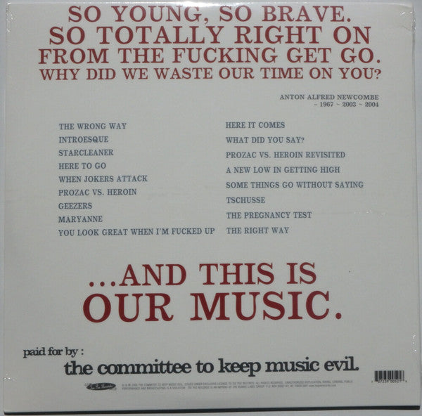 The Brian Jonestown Massacre : And This Is Our Music (2xLP, Album)