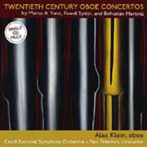 the album cover for Alex Klein - Twentieth Century Oboe Concertos