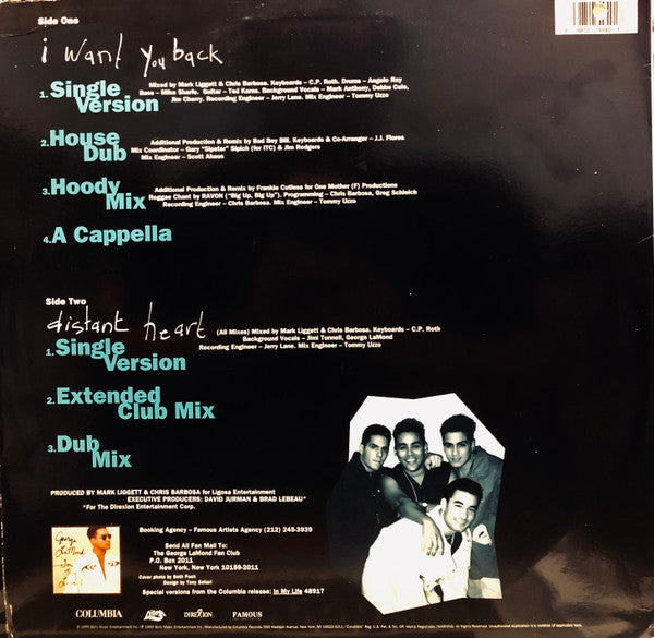 George LaMond : I Want You Back (12")