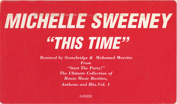 Michelle Sweeney : This Time (12", Promo, Red)