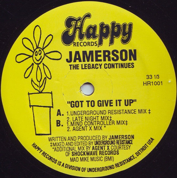 Jamerson* : Got To Give It Up (12")