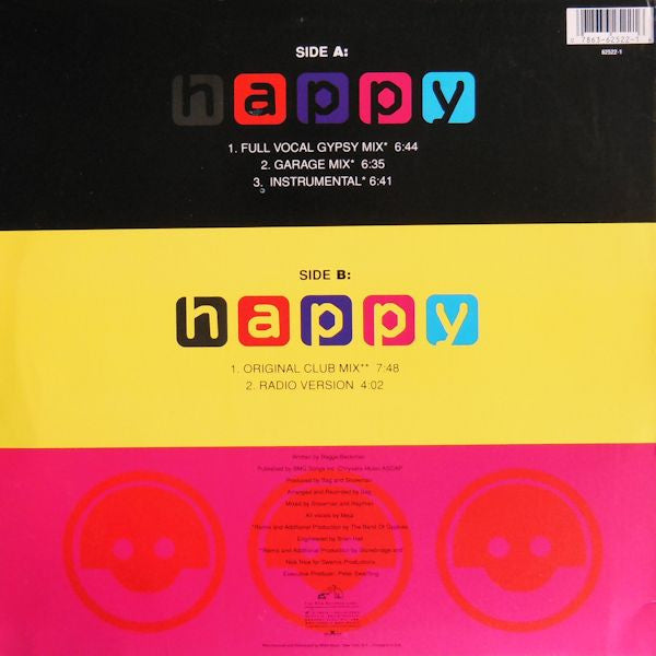Legacy Of Sound Featuring Meja : Happy (12", Promo)