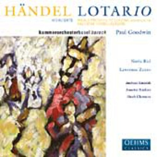 the album cover for G.F. Handel - Lotario