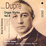 the album cover for M. DUPRE - Organ Works 6