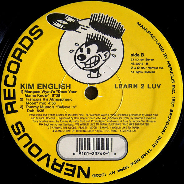 Kim English : Learn 2 Luv (12")