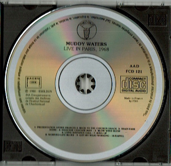 Muddy Waters : Live In Paris, 1968 (CD, Album)