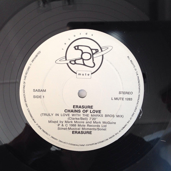 Erasure : Chains Of Love (12", Maxi)