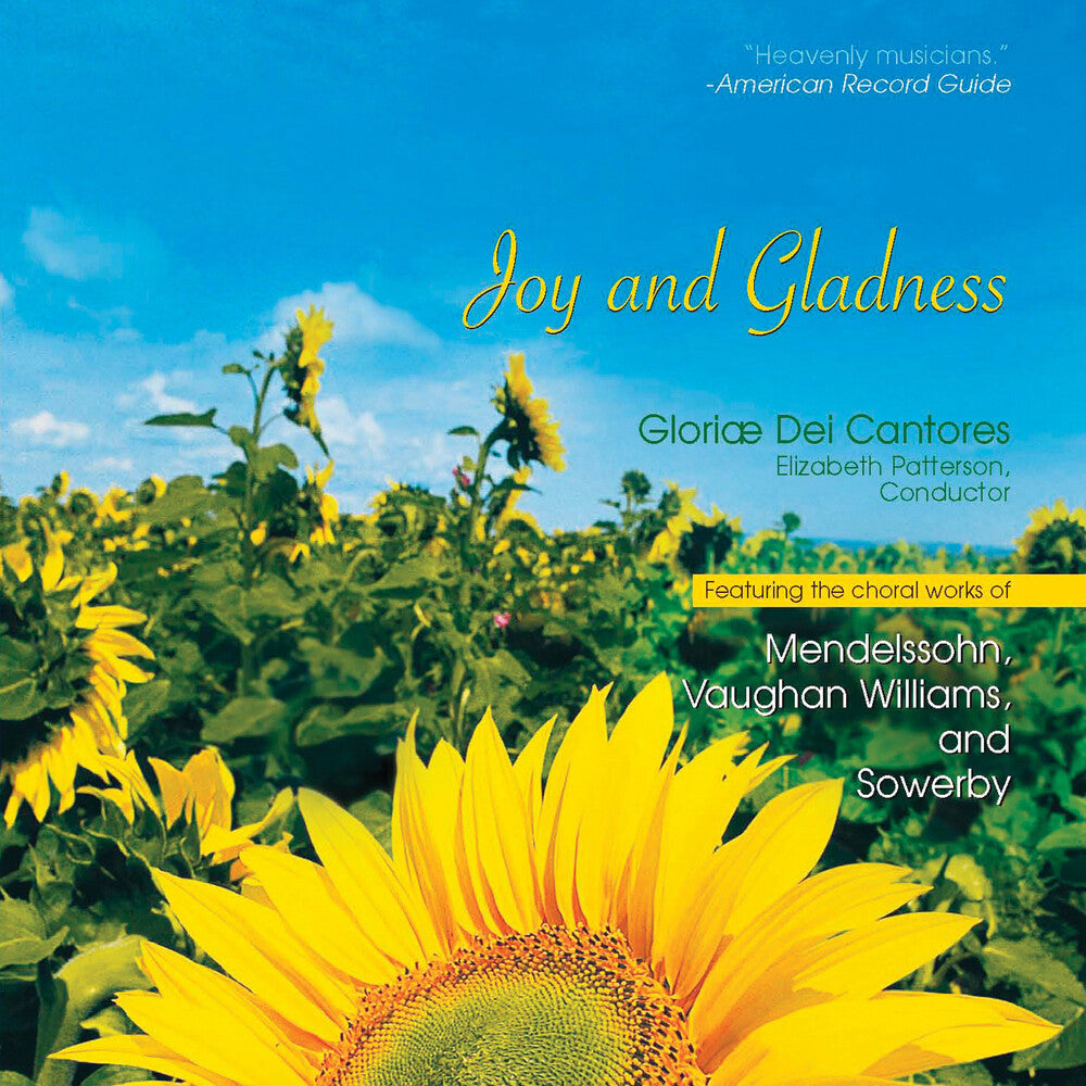 the album cover for Gloriae Dei Cantores - Joy & Gladness