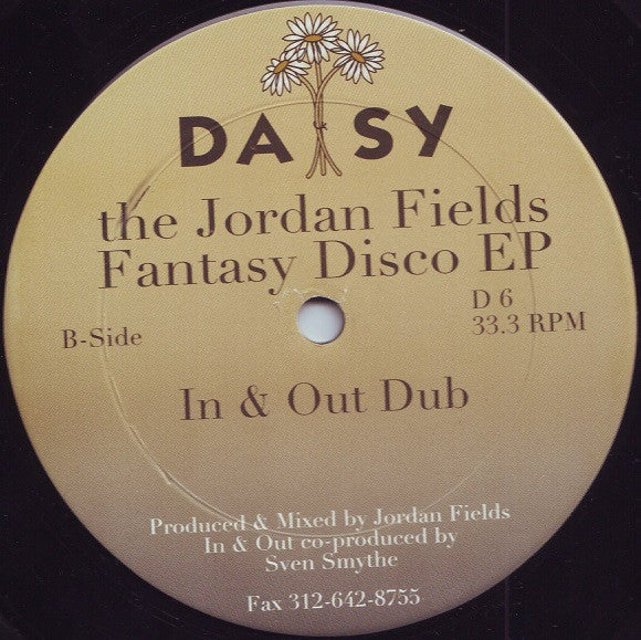 Jordan Fields : The Jordan Fields Fantasy DiscoEP (12", EP)