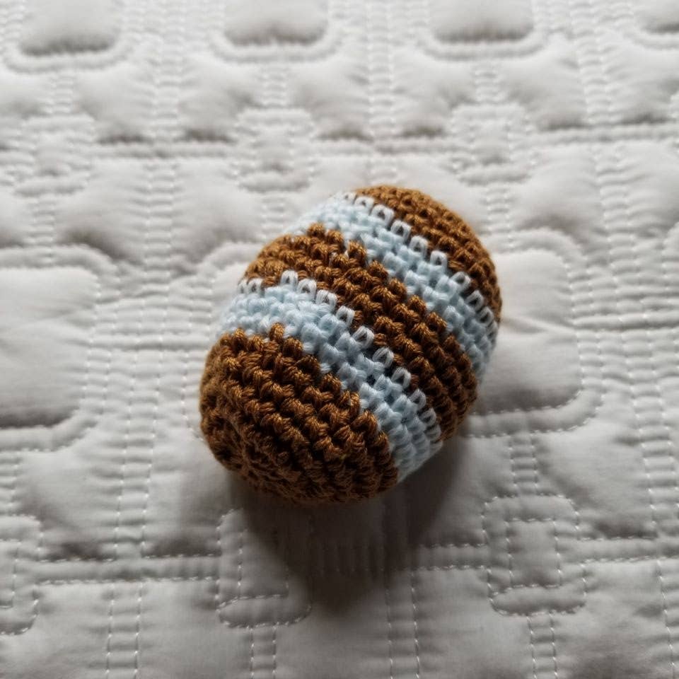 Multicolored Hand Crochet Sack Ball Kick Toy
