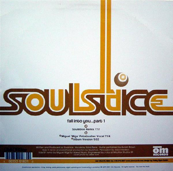 Soulstice : Fall Into You...Part 1 (12")