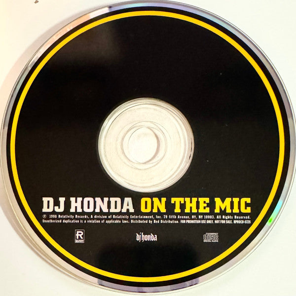 DJ Honda : On The Mic (CD, Maxi, Promo)