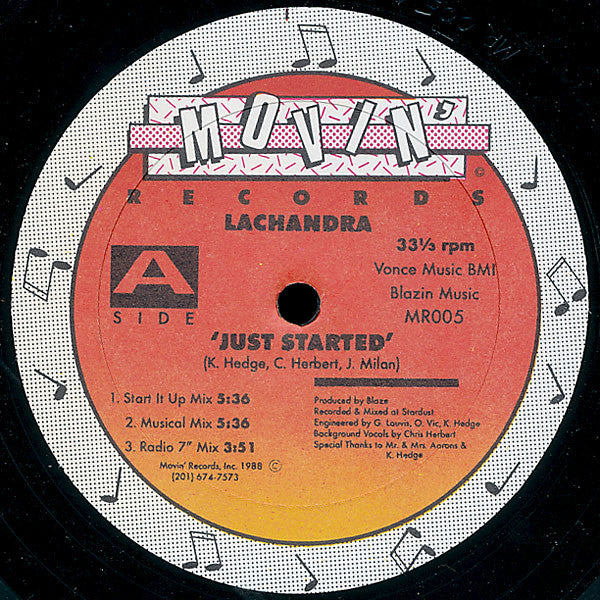 LaChandra : Just Started (12")