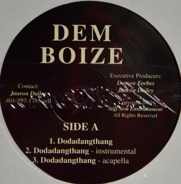 Dem Boize : Dodadangthang / So Fly (12", Promo)