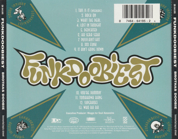 Funkdoobiest : Brothas Doobie (CD, Album, DAD)
