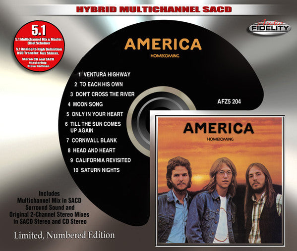 America (2) : Homecoming (SACD, Hybrid, Multichannel, Album, Ltd, Num, RE, R)