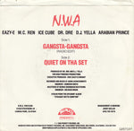 N.W.A* : Gangsta Gangsta / Quiet On Tha Set (7")
