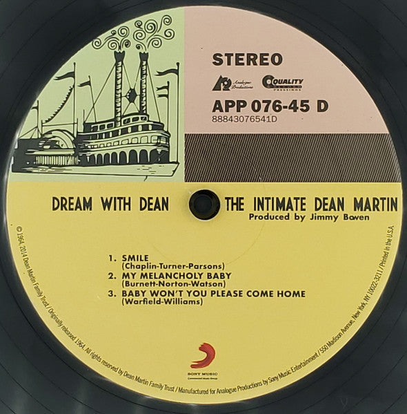 Dean Martin : Dream With Dean (The Intimate Dean Martin) (2xLP, Album, Ltd, RE, RM, 200)