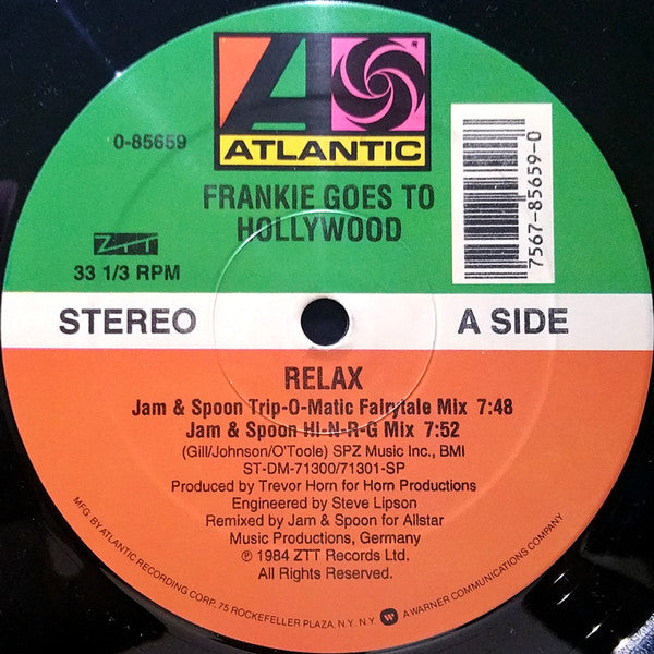 Frankie Goes To Hollywood : Relax (12", Maxi)