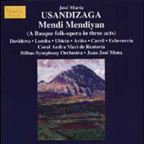 the album cover for Juan JosÃ© Mena - Mendi Mendiyan
