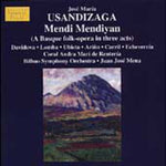 the album cover for Juan JosÃ© Mena - Mendi Mendiyan