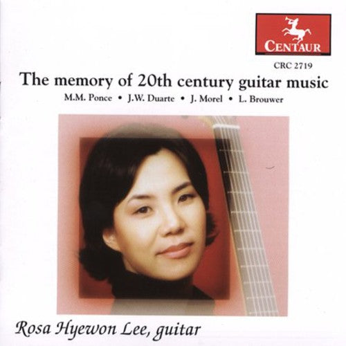 the album cover for Rosa Hyewon Lee - Memory of 20th Century Guitar Music