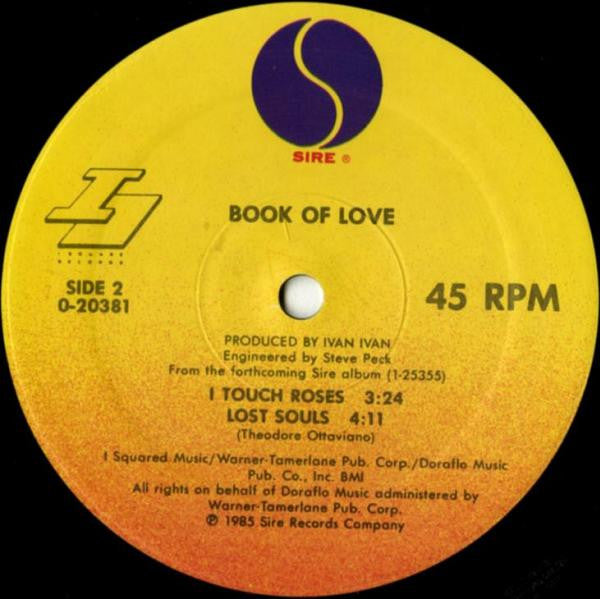 Book Of Love : I Touch Roses (12", Maxi)