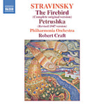 the album cover for Robert Craft - Firebird / Petrushka