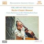 the album cover for Franz Bartolomey - Art of the Cello