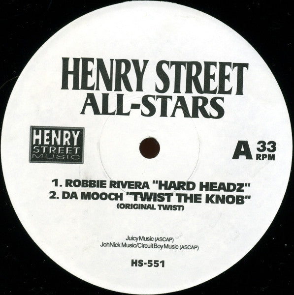 Various : Henry Street All-Stars (2x12")