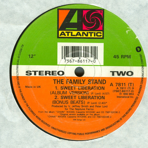 The Family Stand : Sweet Liberation (12")