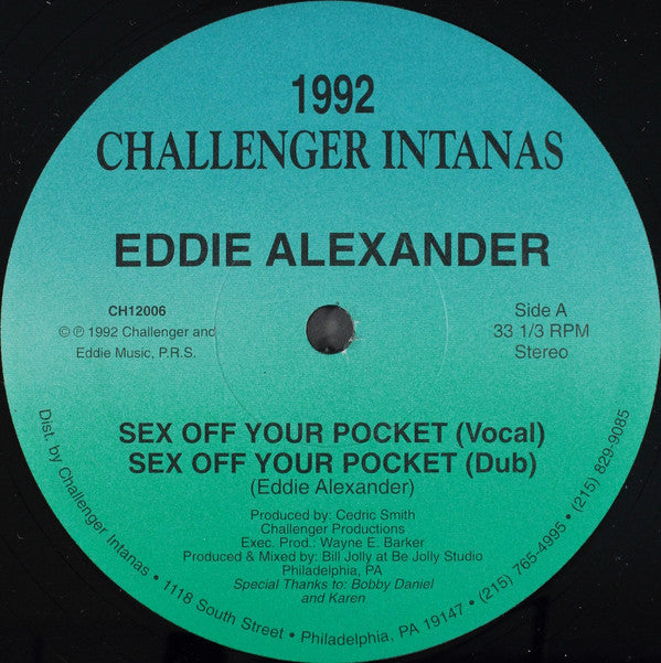 Eddie Alexander (3) : Sex Off Your Pocket / Perfect (12", RP)