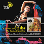 the album cover for Talisman - A Tribute To Stesha: The Russian-Gypsy Diva